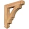 Ekena Millwork Balboa Arts & Crafts Smooth Bracket, Western Red Cedar, 3 1/2"W x 22"D x 22"H BKT04X22X22BOA03SWR - alternate 1